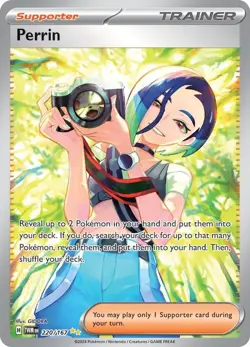 Pokemon SV06: Twilight Masquerade: Perrin (220/167) Special Illustration Rare NM - Image 1