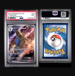 Paldea Evolved Illustration Rare IR Tyranitar 222/193 PSA 9 Pokemon 2023 - Image 3