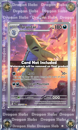 Pokemon Tyranitar IR 222/193 SV02 Paldea Evolved Custom Case - Image 2