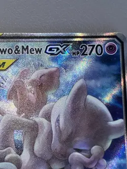 Pokemon TCG Mewtwo & Mew GX SM191 Tag Team Black Star Promo Sun & Moon - Image 3