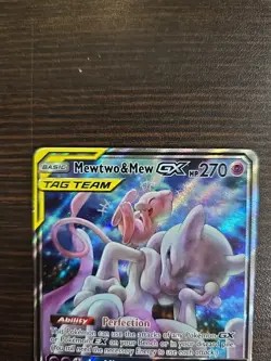 Pokemon TCG Mewtwo & Mew GX SM191 Tag Team Black Star Promo Sun & Moon - Image 5