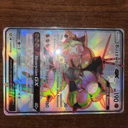 Pokemon TCG Hidden Fates Shiny Vault Full Art Buzzwole GX SV68/SV94 - Image 2