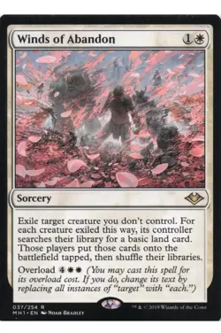 1x MTG Winds of Abandon - MH1 Rare! NM Mint! Ships Fast! - Image 1