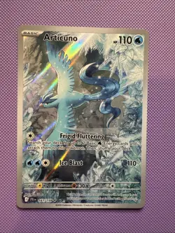 2025 Pokemon TCG SV09: Journey Together card #161/159 Articuno Illustration Rare - Image 1