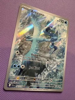 2025 Pokemon TCG SV09: Journey Together card #161/159 Articuno Illustration Rare - Image 2