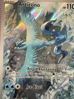 2025 Pokemon TCG SV09: Journey Together card #161/159 Articuno Illustration Rare - Image 4