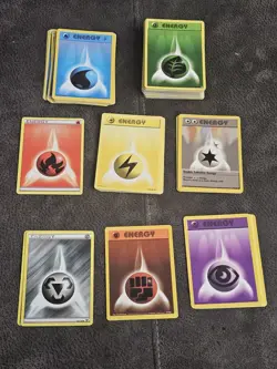 Pokemon Energy Cards Bulk Lot 100 Water Grass, Electric, Earth, Fire Psychic /P4 - Image 1