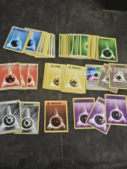 Pokemon Energy Cards Bulk Lot 100 Water Grass, Electric, Earth, Fire Psychic /P4 - Image 2