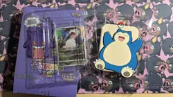 Pokemon TCG Chinese Snorlax Keychain And Card Blind Box Vol. 3 USA Seller Card - Image 1