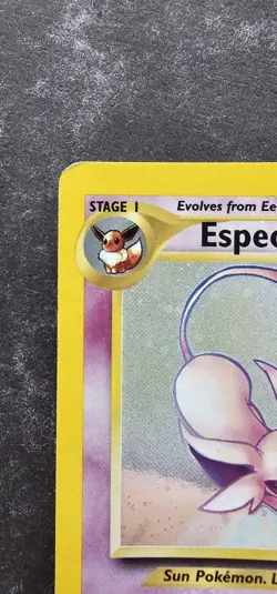 Pokemon Espeon TCG 1/75 Neo Discovery Unlimited Edition Holo Card - Image 4