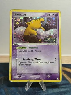 Drowzee 54/109 Ex Team Rocket Returns Reverse Holo Foil Stamped Pokemon Card HP - Image 1