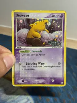 Drowzee 54/109 Ex Team Rocket Returns Reverse Holo Foil Stamped Pokemon Card HP - Image 3