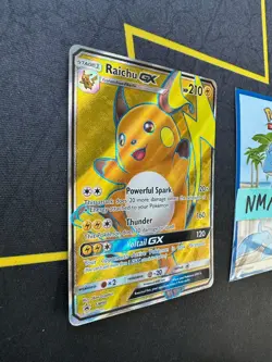 Pokemon Card Raichu GX Sun & Moon Shining Legends Full Art Promo SM90 185 💎NM💎 - Image 3