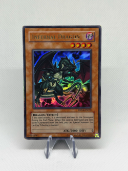 Infernal Dragon DP04-EN010 Ultra Rare MP YuGiOh Card - Image 1