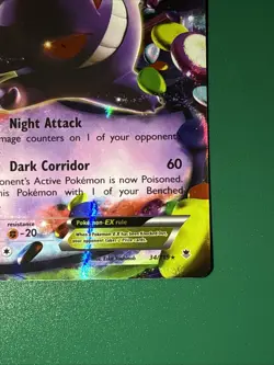 Gengar EX 34/119 - XY Phantom Forces Ultra Rare Holo Pokemon Card NM NEAR mint - Image 4