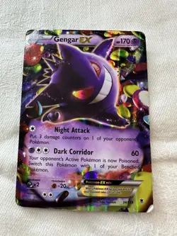 Gengar EX 34/119 - XY Phantom Forces Ultra Rare Holo Pokemon Card - Image 1