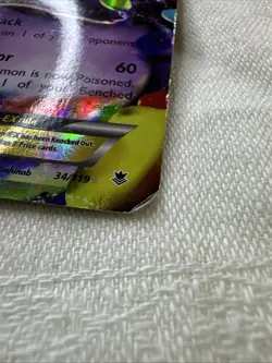 Gengar EX 34/119 - XY Phantom Forces Ultra Rare Holo Pokemon Card - Image 3
