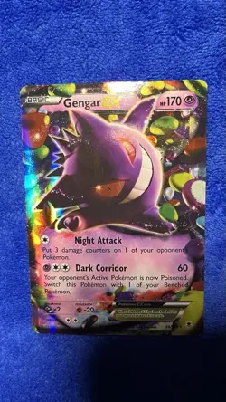 Gengar EX 34/119 - XY Phantom Forces Ultra Rare Holo Pokemon Card NEAR MINT/NM - Image 2