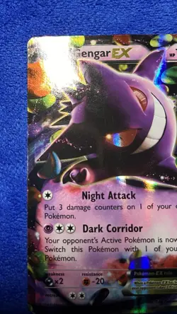Gengar EX 34/119 - XY Phantom Forces Ultra Rare Holo Pokemon Card NEAR MINT/NM - Image 4