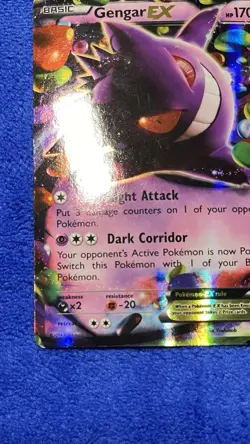 Gengar EX 34/119 - XY Phantom Forces Ultra Rare Holo Pokemon Card NEAR MINT/NM - Image 5