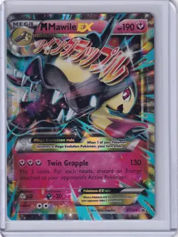Pokemon TCG Mega Mawile EX XY104 2016 Promo Holo Normal Sized Card MP - Image 1