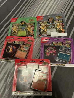 5x Pokemon TCG Ascended Heroes Assorted Blisters & Tech Sticker Collections - Image 1