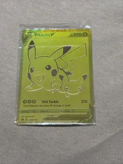 Pikachu v SWSH145 Sword & Shield Promo Card Near Mint Condition Sealed - Image 1