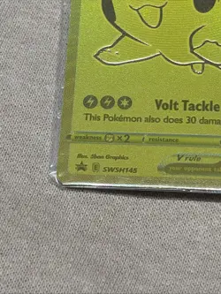 Pikachu v SWSH145 Sword & Shield Promo Card Near Mint Condition Sealed - Image 2