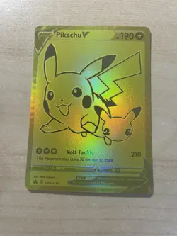 Pikachu V SWSH145 SWSH: Sword & Shield Promo Cards Holo (Near Mint or Better) - Image 1