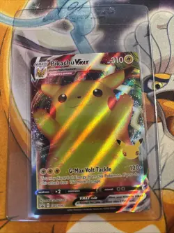 Pokemon TCG Pikachu VMAX Sword & Shield SWSH062 Holo Promo Promo - Image 1