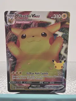 Pokemon TCG Pikachu VMAX SWSH062 SWSH: Sword & Shield Black Star Promo Holo - Image 1