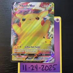 PIKACHU VMAX SWSH062 Promo - Pokemon Sword & Shield TCG - Near Mint - Image 1