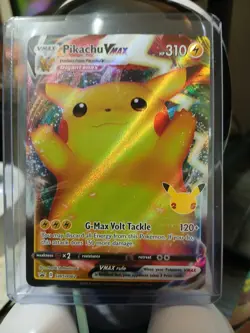 Pikachu VMAX SWSH062 Pokemon TCG SWSH: Sword & Shield Promo Card Holo *LP* - Image 1