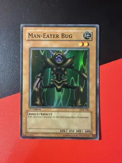 Man-Eater Bug LOB-108 the Legend of Blue Eyes White Dragon 1st Edition - Image 1