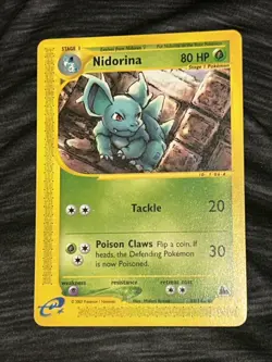 Nidorina Skyridge e-Series NM 83/144 Regular Non-Holo Pokemon Common - Image 5