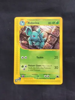 Pokemon Cards: Skyridge Common: Nidorina 83/144 - Image 1