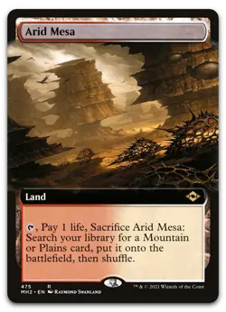 Arid Mesa (Extended Art) #475 (NM) Modern Horizons 2 MH2 Magic MTG - Image 1