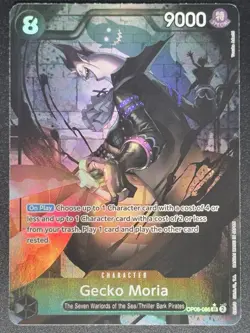 Gecko Moria OP06-086 ALT ART Wings Of The Captain One Piece Card TCG - Image 1