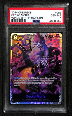 One Piece 2024 Gecko Moria Wings of the Captain #86 PSA 10 - Image 1