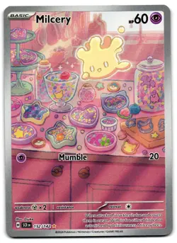 Milcery 152/142 - Stellar Crown Illustration Rare Pokemon TCG - M/LP Card - Image 1
