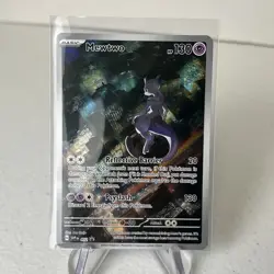 Pokemon Mewtwo SVP 052 Black Star Promo Scarlet and Violet Card - Image 1