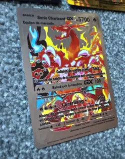 Pokemon Foil Fan Art Cards - Charizard Dragon De Fuego Spanish Version Bundle - Image 2