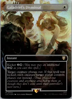 Galadriel's Dismissal (Borderless) R Commander LTC 500 FOIL NM - Image 1