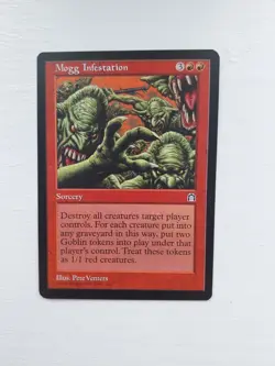 MTG Magic the Gathering Mogg Infestation 1998 Stronghold rare NM/M Commander - Image 1