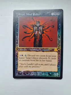 MTG [Magic the Gathering] FOIL Greel Mind Raker [Commander] [Premodern] NM/M - Image 1