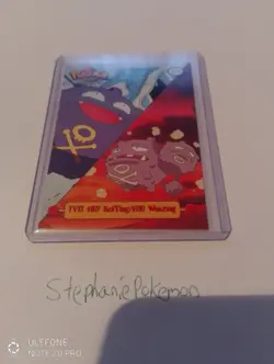 Pokemon Topps Tv Animation Series Tv #13 109 Koffing/ 110 Weezing Puzzle Card - Image 1