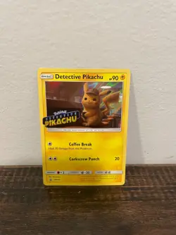 Detective Pikachu - (Stamped) SM190 Sm Holo Pokemon TCG NM - Image 1