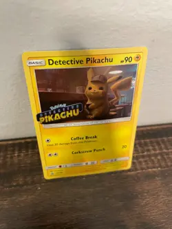 Detective Pikachu - (Stamped) SM190 Sm Holo Pokemon TCG NM - Image 2