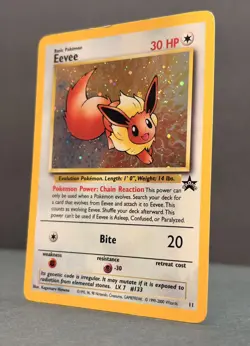 Eevee 11/53 WOTC Promo Holo Pokemon TCG Lightly Played LP Vintage - Image 4