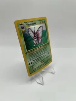 Pokemon TCG Venomoth 13/64 1st Edition Jungle Holo Rare - MP - Image 3